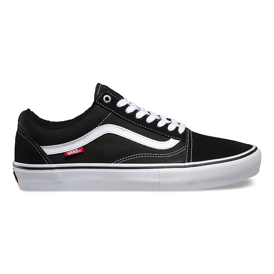  Vans  Junior Sko OLD SKOOL PRO SKATE Black  White